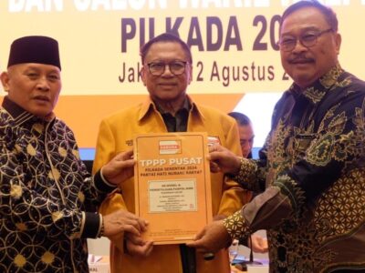 Kantongi Formulir B1-KWK Hanura, Reskan Effendi-Faizal Mardianto Siap Berlayar