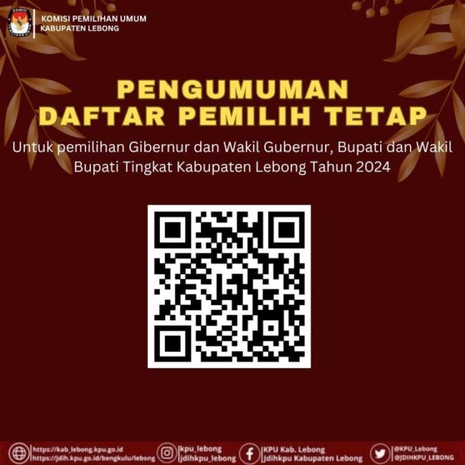 KPU Lebong Pastikan Setiap Warga Miliki Hak Pilih, Catat Kapan DPT Bisa Diakses