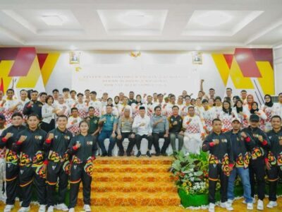 Lepas Kontingen Bengkulu ke PON XXI, Sekda Isnan Minta Jaga Kekompakan dan Sportivitas