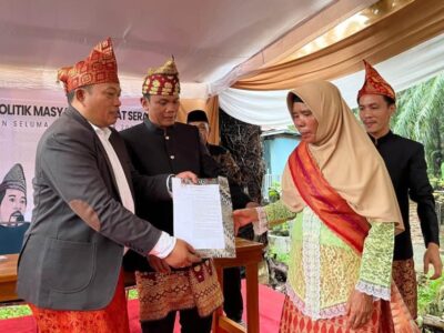 Masyarakat Adat di Tana Serawai Dukung Erwin Octavian jadi Utusan Politik Pilkada 2024