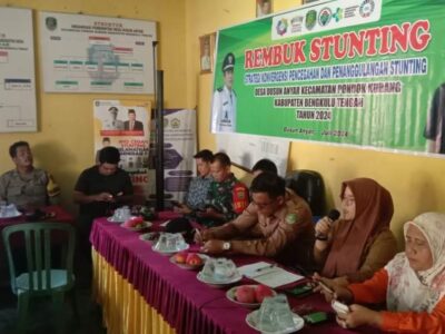 Pemerintah Desa Dusun Anyer Gelar Rembuk Penanganan Stunting