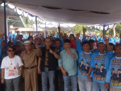 Warga Desa Padang Kuas dan Riak Siabun Sepakat Dukung Teguh
