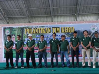 Yayasan PPHTB Lantik Tim Kerja Selamatkan Pesisir dan Hutan Tropis Bengkulu