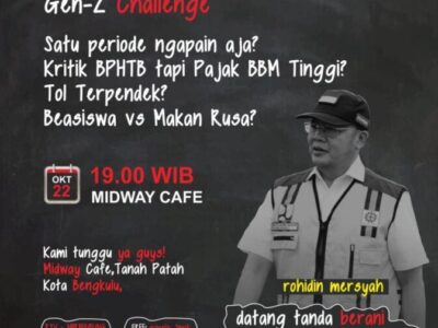 Gen-Z ‘Tantang’ Rohidin