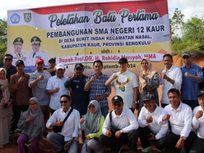 Saidirman Harap Pembangunan SMA Negeri 12 Kaur Optimalkan Proses Belajar