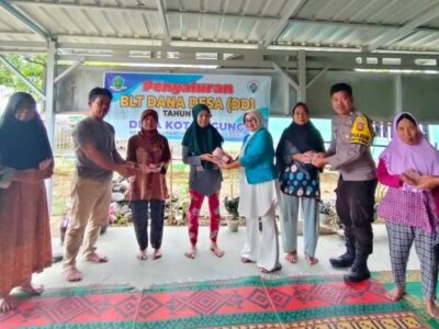 Pemdes Kota Agung Salurkan BLT Akumulasi Selama 5 Bulan untuk 38 KPM