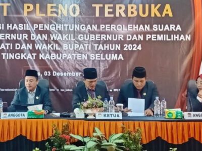 KPU Seluma Umumkan Hasil Rekapitulasi Suara, Teddy Rahman Menang Telak