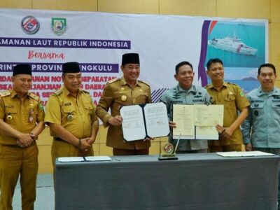 Pemprov Bengkulu Jalin Kerjasama Hibah Lahan dengan Bakamla RI