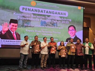 Pemprov Bengkulu dan Dirjen TP Teken Komitmen Swasembada Pangan 2025