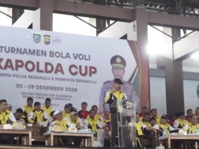Polda Bengkulu dan Pemprov Gelar Kejurda Bola Voli Indoor Kapolda Cup 2024