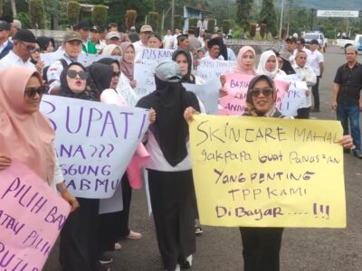 Ratusan ASN Lebong Gelar Aksi Demo, Tuntut Pembayaran TPP