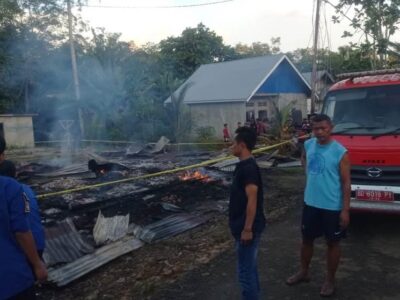 Kebakaran di Desa Sari Mulyo Tewaskan Lansia 70 Tahun