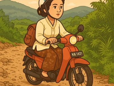 Thumbnail Hari Kartini, Kisah Dela Guru Tamatan SMA yang 8 Tahun Mengabdi di Pedalaman Tanpa Status