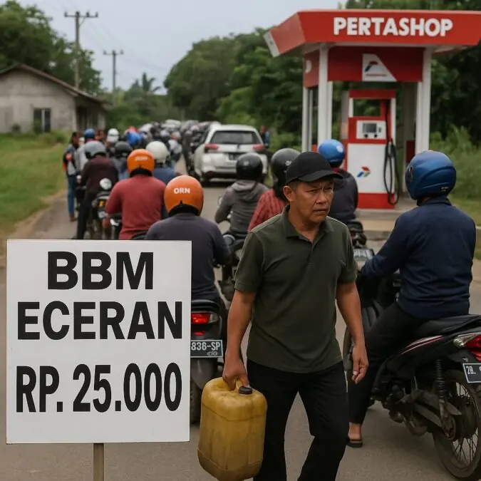 BBM Kian Langka di Seluma, Harga Eceran Melonjak hingga Rp 25 Ribu, Warga Resah